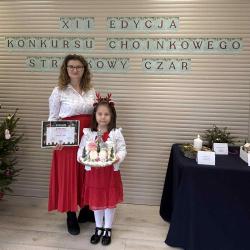 Udział Gabrysi z gr. Jeżyki w konkursie międzyprzedszkolnym 