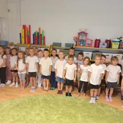 Zajęcia wychowania fizycznego w grupie Jagódek i Wiewiórek
